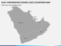 Gulf council map PPT slide 2