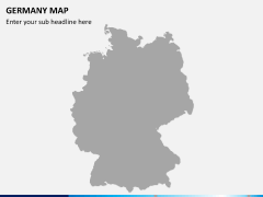 Germany map PPT slide 7