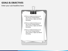 Goals and objectives PPT slide 10