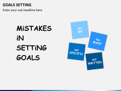Goals setting PPT slide 11