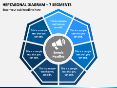 Heptagonal Diagram - 7 Segments PPT Slide 2