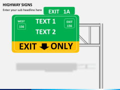 Highway signs PPT slide 12