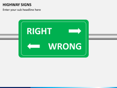 Highway signs PPT slide 9
