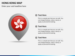 Hongkong map PPT slide 21