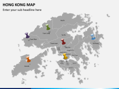 Hongkong map PPT slide 3