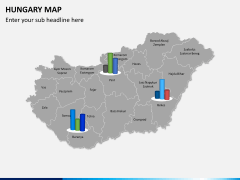 Hungary map PPT slide 12