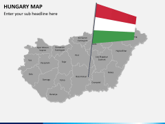 Hungary map PPT slide 3