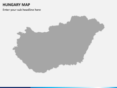 Hungary map PPT slide 7