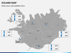 Iceland map PPT slide 17
