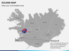 Iceland map PPT slide 18