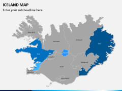 Iceland map PPT slide 8