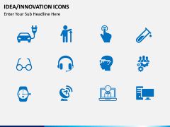 Idea Innovation Icons PPT slide 3