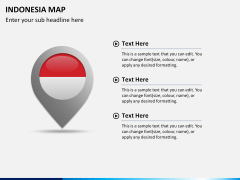 Indonesia map PPT slide 19