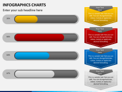 Infographic charts PPT slide 9