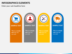 Infographic elements PPT slide 1