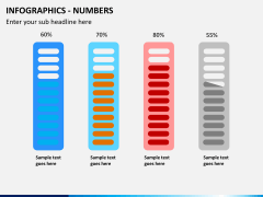 Infographic numbers PPT slide 1