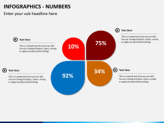 Infographic numbers PPT slide 17