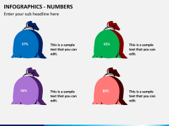 Infographic numbers PPT slide 5