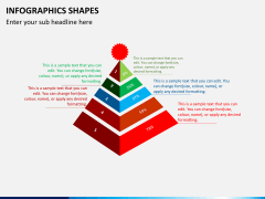 Infographic shapes PPT slide 12