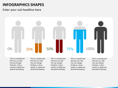 Infographic shapes PPT slide 17