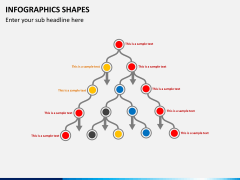 Infographic shapes PPT slide 33