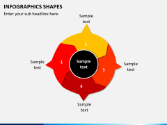 Infographic shapes PPT slide 9