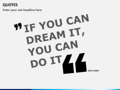 Inspirational quotes PPT slide 1