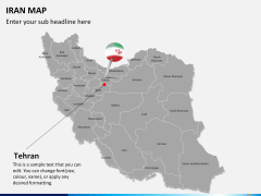 Iran map PPT slide 15