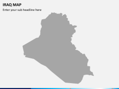 Iraq map PPT slide 5