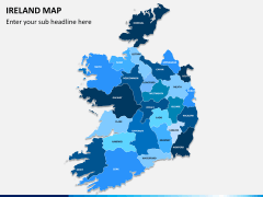 Ireland Map PPT slide 1