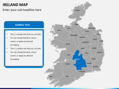 Ireland Map PPT slide 11
