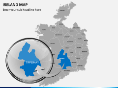 Ireland Map PPT slide 15