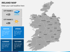 Ireland Map PPT slide 21