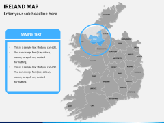 Ireland Map PPT slide 9