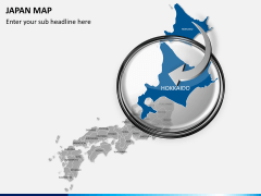 Japan map PPT slide 12