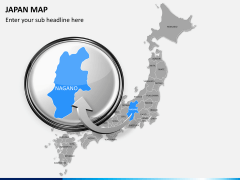 Japan map PPT slide 14