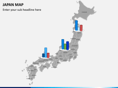 Japan map PPT slide 17