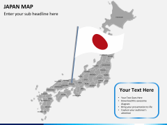 Japan map PPT slide 21