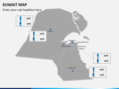Kuwait map PPT slide 18