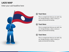 Laos map PPT slide 21