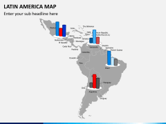 Latin america map PPT slide 13