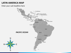 Latin america map PPT slide 3
