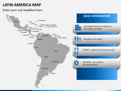 Latin america map PPT slide 4
