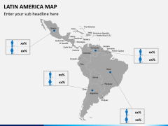 Latin america map PPT slide 6