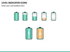 Level indicator icons PPT slide 4