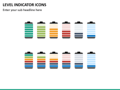 Level indicator icons PPT slide 5