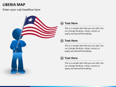 Liberia map PPT slide 22