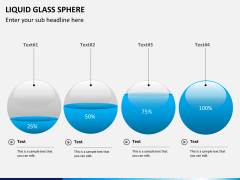 Liquid glass sphere PPT slide 1