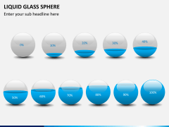 Liquid glass sphere PPT slide 9