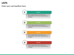 PowerPoint Lists | SketchBubble